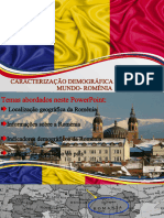 CaracterizaÃ§Ã£o demogrÃ¡fica dos paÃ­ses do mundo- RomÃ©nia