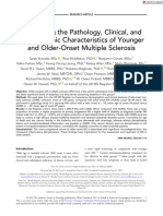 Pathology Clinical and Demographic of Younger and