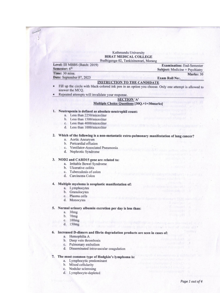 2023 Sem 7 | PDF