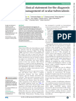 BTS Clinical Statement For The Diagnosis and Management of Ocular Tuberculosis