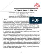 Informe Práctica 1 - Evaluación Estadística de Datos Analíticos