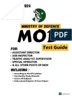 MOD, AD & Sub Inspector Solved Papers