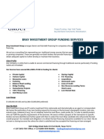 Bray Investment Funding Services Introduction PDF