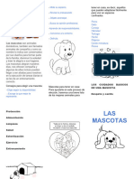 Triptico Las Mascotas