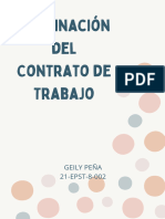 Terminacion Del Contrato de Trabajo