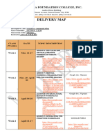 Delivery Map Midterm Format