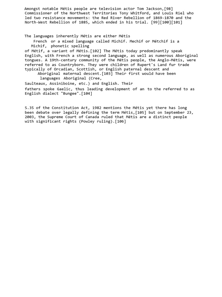 Overview of Métis and Inuit Cultures | PDF | Métis | Inuit