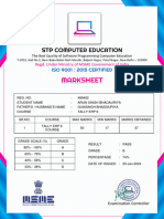 Tally Erp 9 Marksheet