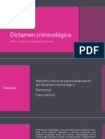 Dictamen Criminológico