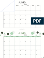 Calendario Junio 2024 - UnaCasitaDePapel