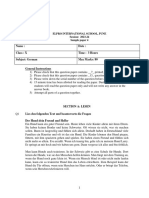 QP - Grade - 10 - German - Sample Paper 4 - 2023-24