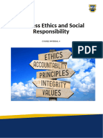 Week 4 - Business Ethics and Social Responsibility