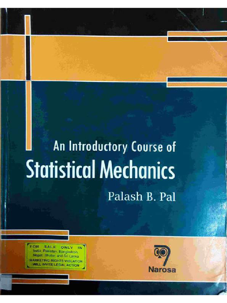 An Introductory Course of Statistical Mechanics (Palash B. Pal) (Z ...