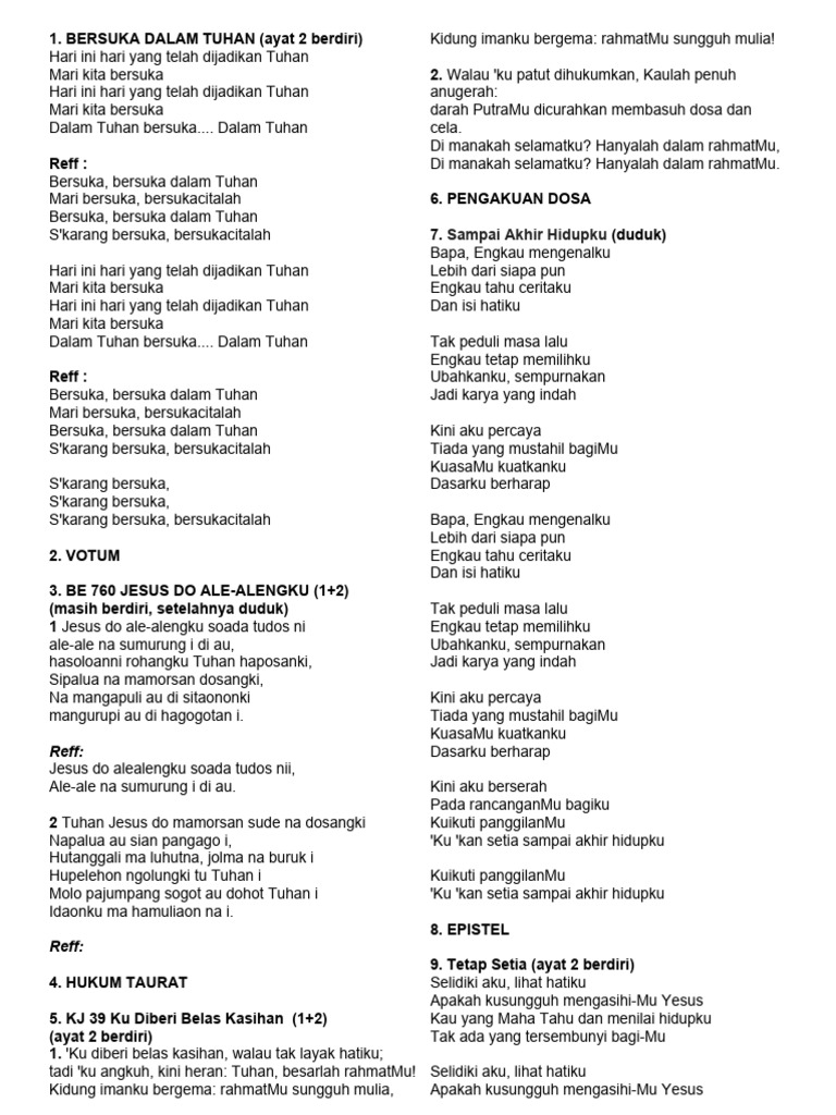 Lirik Kidung Iman dan Puji-pujian | PDF | Agama & Spiritualitas