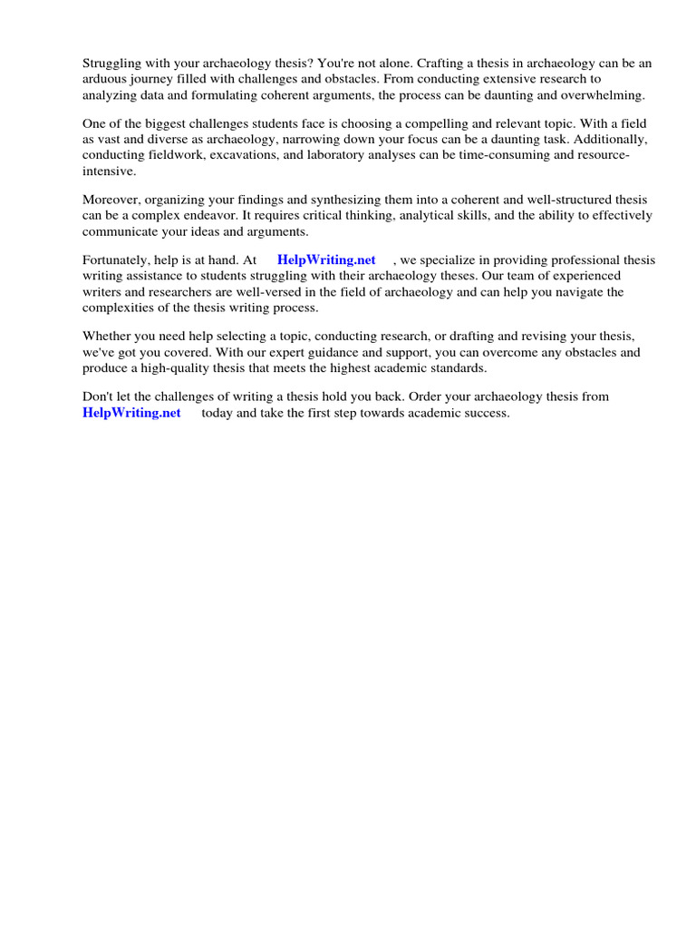 Archaeology Thesis Topics PDF Archaeology Erbil