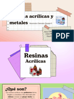 Resinas Acrílicas Y Metales