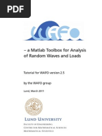 Download WAFO 25 Tutorial by Arty Jensen SN71130520 doc pdf