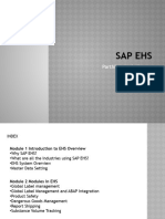 SAP Module 1 EHS Overview