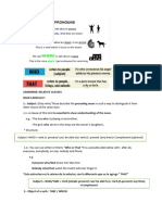 RELATIVE PRONOUNS - Exercises