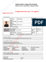 Enrollment Form: This Is Enrollment Cum Registration Form Only - Not Applied Application Form