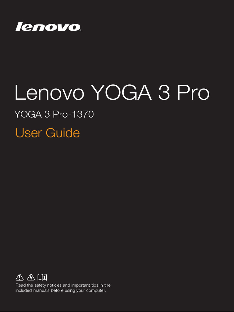 Cadre écran Et Bouchon Inférieur Pour Lenovo Yoga 3 Pro 1370 - Occasion, écran Tactile 13,3 Pouces