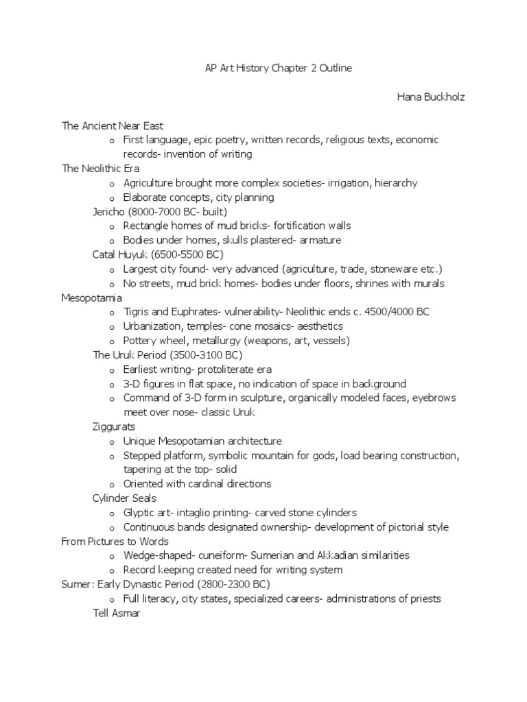 Ap art history frq examples picture