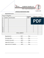 Aic Chapel Purchase Requisition Form