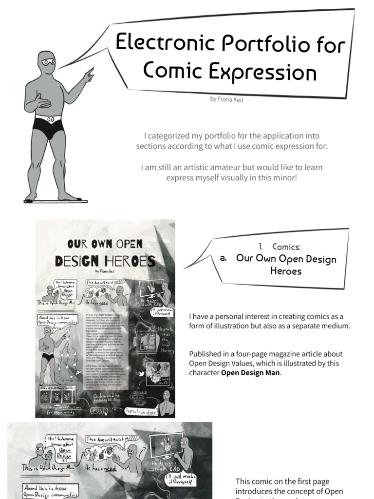 Electric portfolio for comic expression by fiona keil pdf the arts