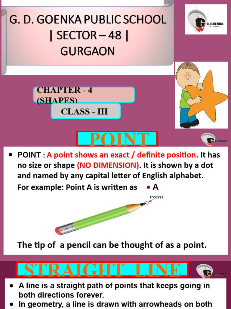 Geometry Basics for Class 3 Students | PDF | Line (Geometry) | Length