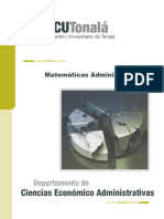 Matematicas Administrativas Tonala