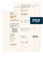 Exam 1 Equation Sheet