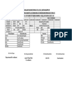 1st Semester Time Table Section F (2023-24)