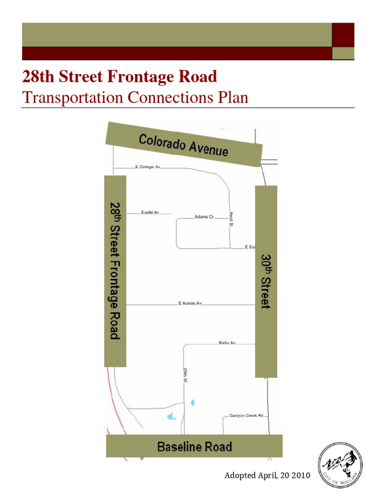 28th Street Transportation Plan Overview | PDF | Road Transport | Urban ...