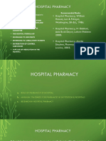 Hospital Pharmacy