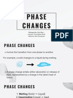 Phase Changes