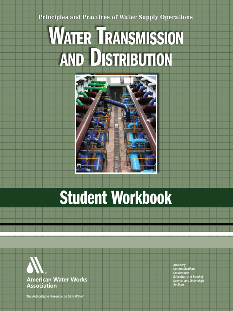 Water Transmission and Distribution Wso Student Workbook Water Supply ...