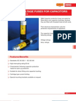 HHC Medium Voltage Fuses For Capacitors: Features/Benefits