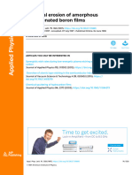 1997 Chemical Erosion of Amorphous Hydrogenated Boron Films