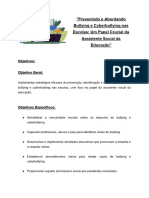 Prevenindo e Abordando Bullying e Cyberbulying Nas Escolas - Um Papel Crucial Da Assistente Social Da Educação