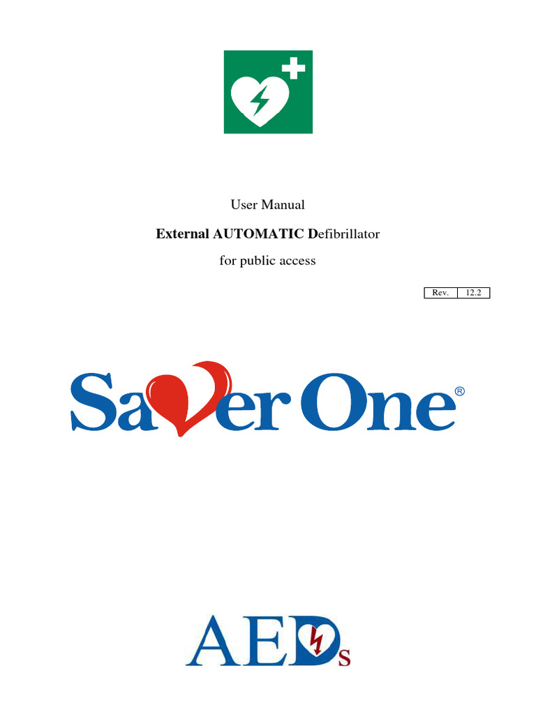 AED User Manual Savor One | PDF | Technology & Engineering