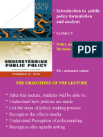 Public Policy Lecture 3