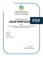 Trabalho Lingua Portuguesa