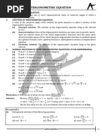 Sheet - 01 - Trigonometric Equations