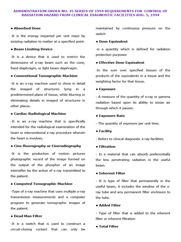 Radiation Control in Diagnostic Facilities | PDF | X Ray | Radiography