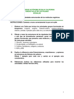 Meta 1.1 Cuestionario-Propiedades Estructurales de Las Moleculas Organicas