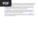 Example of A Dissertation Problem Statement | PDF | Thesis | Essays