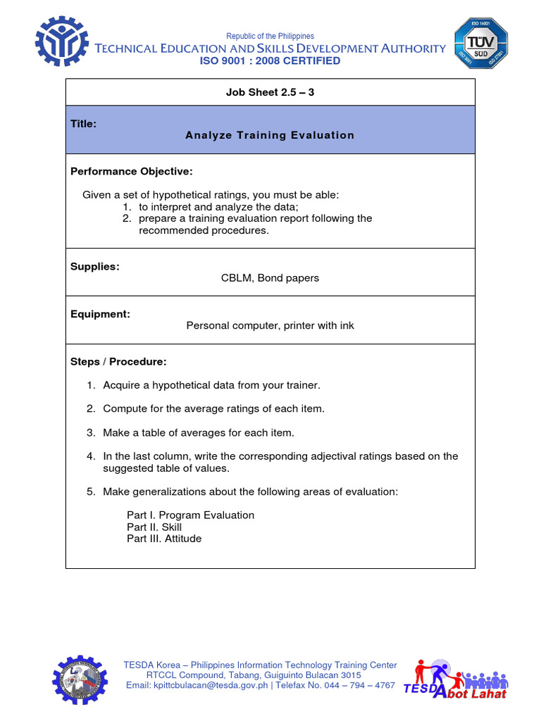 Job Sheet 2.5 - 3 | PDF