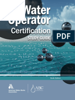 Water Operator Certification Study Guide Preview