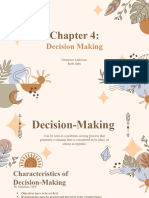 CFLM, Report Decision Making