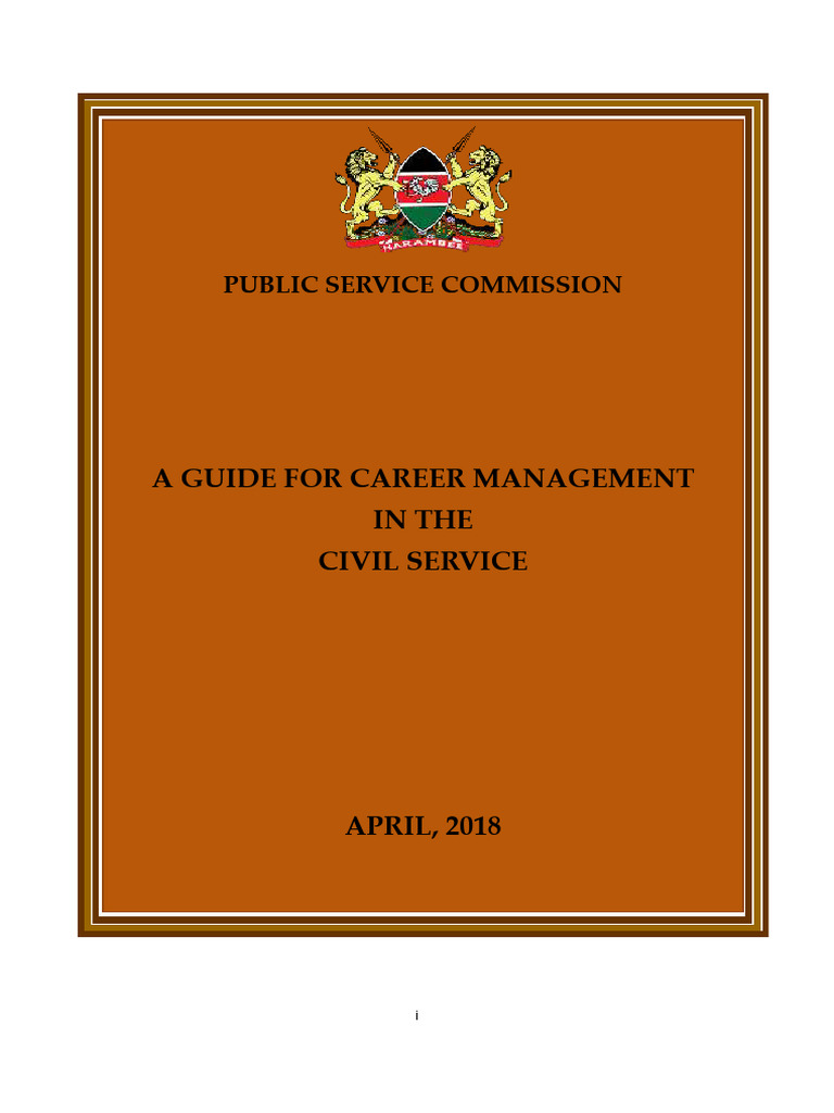 Draft guidelines for career management in the civil service pdf